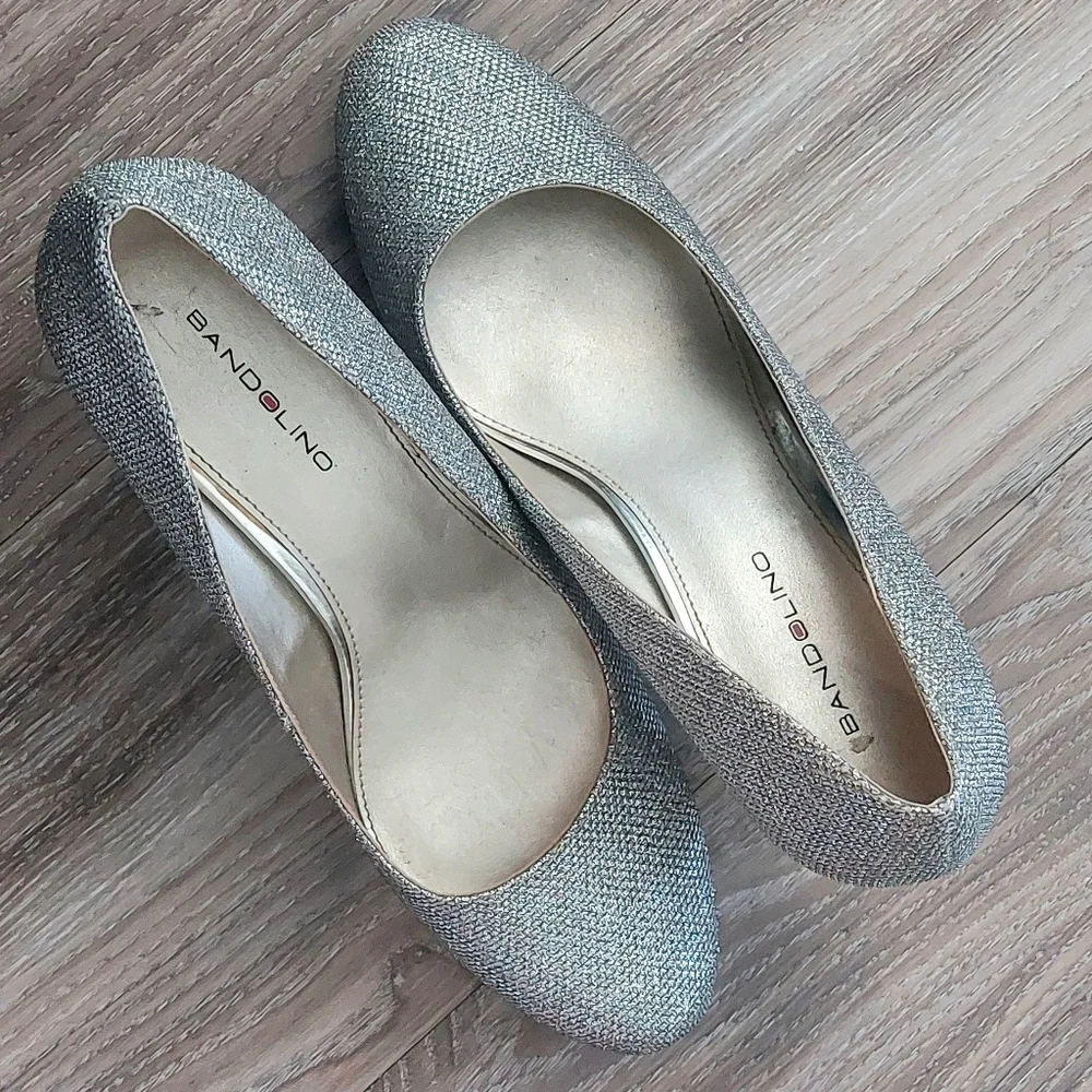 *Host Pick* Bandolino Allover Sparkle/Shimmer High Heels - Picture 4 of 6